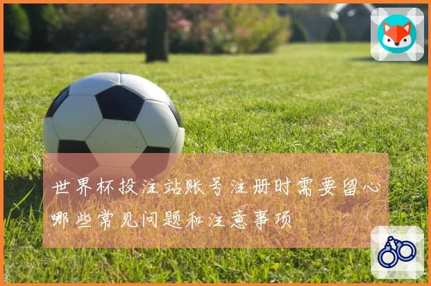 世界杯投注站账号注册时需要留心哪些常见问题和注意事项